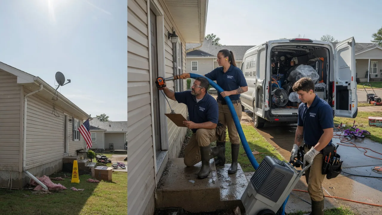 Ceiling Water Damage Restoration in Golden, MO near me